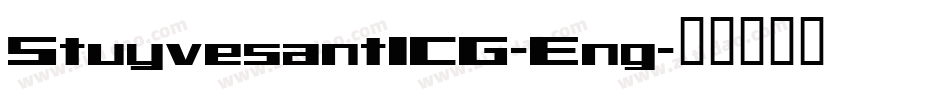 StuyvesantICG-Eng字体转换