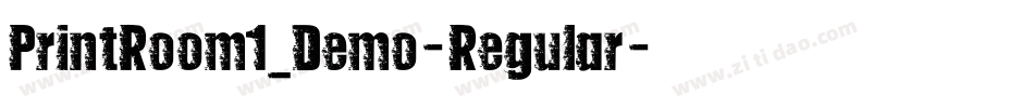 PrintRoom1_Demo-Regular字体转换