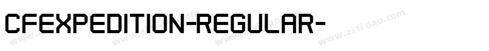 CFExpedition-Regular字体转换