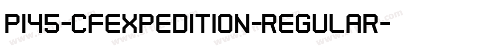 P145-CFExpedition-Regular字体转换