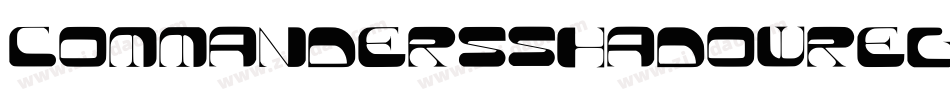 CommandersShadowRegular-BmXd字体转换