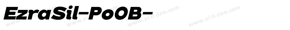 EzraSil-Po0B字体转换