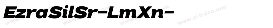 EzraSilSr-LmXn字体转换