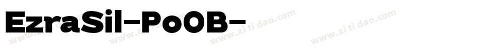 EzraSil-Po0B字体转换