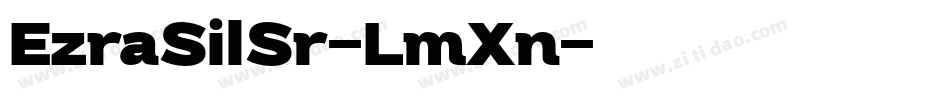 EzraSilSr-LmXn字体转换