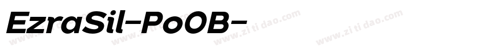 EzraSil-Po0B字体转换