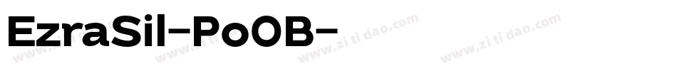 EzraSil-Po0B字体转换