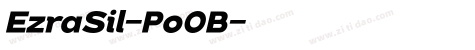 EzraSil-Po0B字体转换