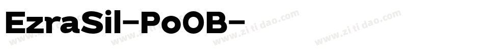 EzraSil-Po0B字体转换