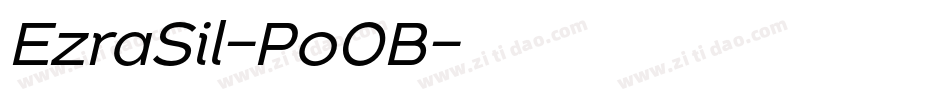 EzraSil-Po0B字体转换
