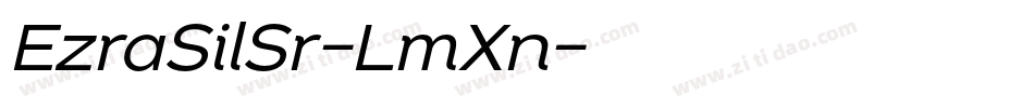 EzraSilSr-LmXn字体转换