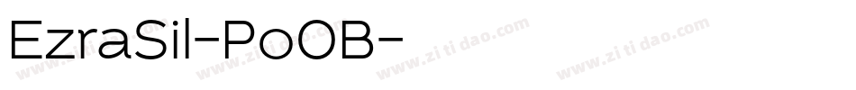 EzraSil-Po0B字体转换