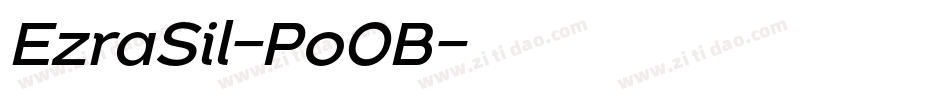 EzraSil-Po0B字体转换