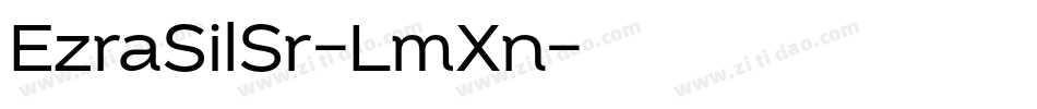EzraSilSr-LmXn字体转换