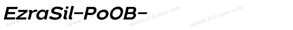 EzraSil-Po0B字体转换