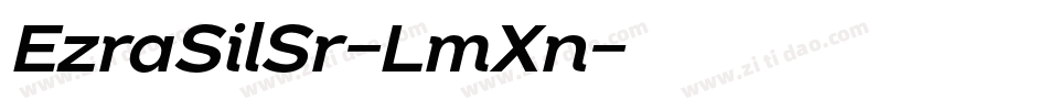 EzraSilSr-LmXn字体转换
