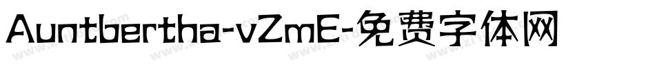Auntbertha-vZmE字体转换