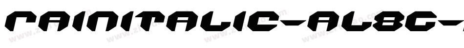 RainItalic-Al8g字体转换