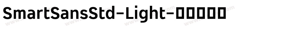 SmartSansStd-Light字体转换
