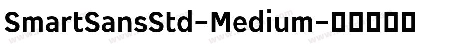 SmartSansStd-Medium字体转换