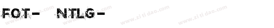 FOT-ロダンNTLG字体转换