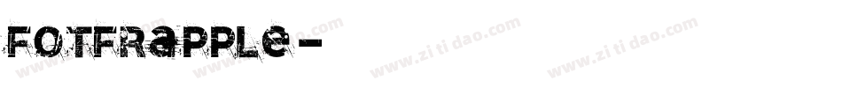 FOTFrapple字体转换