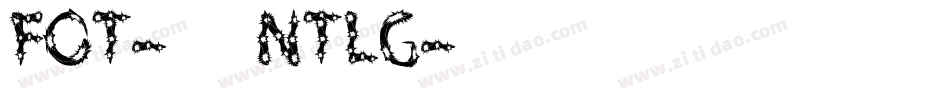 FOT-ロダンNTLG字体转换