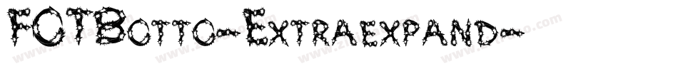 FOTBotto-Extraexpand字体转换