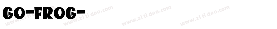 Go-Frog字体转换