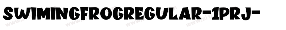 SwimingFrogRegular-1prj字体转换