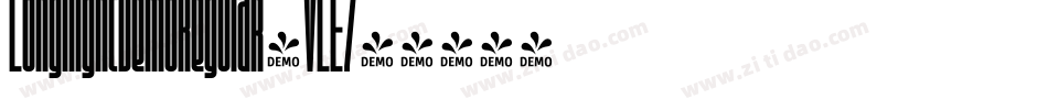 LongNightDemoRegular-vLE7字体转换