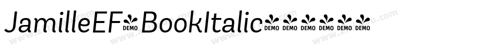 JamilleEF-BookItalic字体转换 JamilleEF-BookItalic字体转换