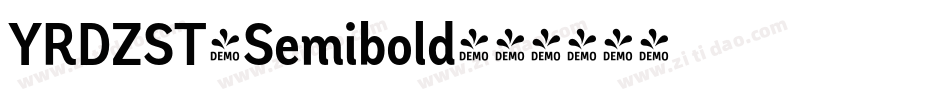 YRDZST-Semibold字体转换