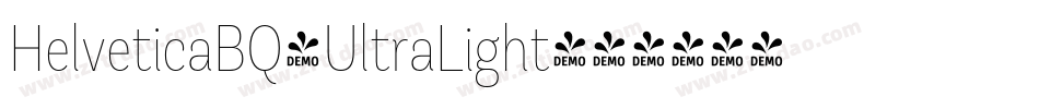 HelveticaBQ-UltraLight字体转换