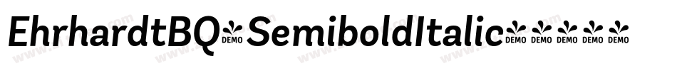 EhrhardtBQ-SemiboldItalic字体转换 EhrhardtBQ-SemiboldItalic字体转换