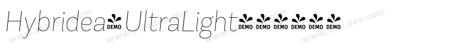 Hybridea-UltraLight字体转换