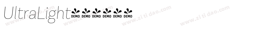 UltraLight字体转换 UltraLight字体转换