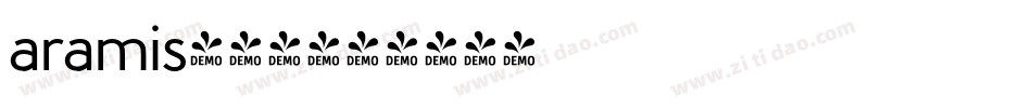 aramis生成器字体转换