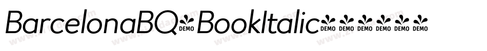 BarcelonaBQ-BookItalic字体转换 BarcelonaBQ-BookItalic字体转换