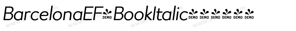 BarcelonaEF-BookItalic字体转换 BarcelonaEF-BookItalic字体转换