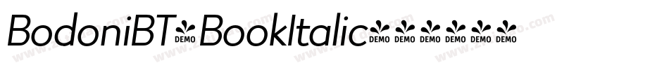 BodoniBT-BookItalic字体转换 BodoniBT-BookItalic字体转换