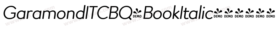GaramondITCBQ-BookItalic字体转换 GaramondITCBQ-BookItalic字体转换