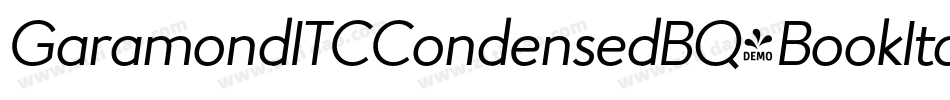 GaramondITCCondensedBQ-BookItalic字体转换 GaramondITCCondensedBQ-BookItalic字体转换