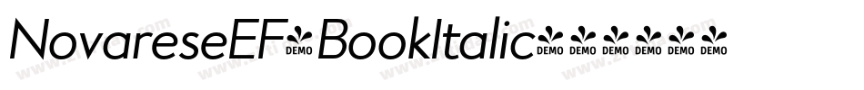 NovareseEF-BookItalic字体转换