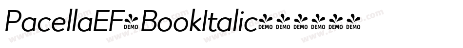 PacellaEF-BookItalic字体转换 PacellaEF-BookItalic字体转换