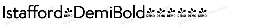 Istafford-DemiBold字体转换 Istafford-DemiBold字体转换