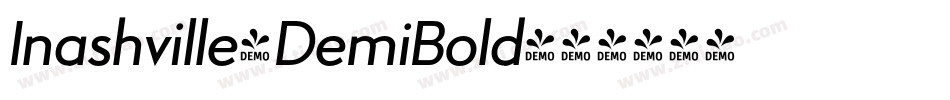 Inashville-DemiBold字体转换