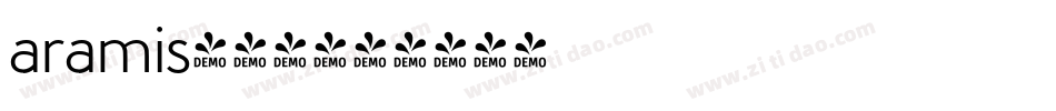aramis生成器字体转换