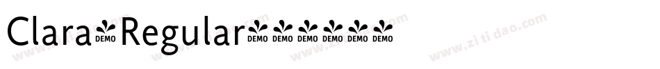 Clara-Regular字体转换 Clara-Regular字体转换