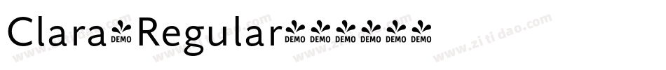 Clara-Regular字体转换 Clara-Regular字体转换